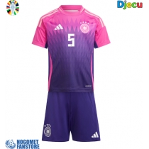 Njemačka Pascal Gross #5 Gostujuci Dres za djecu EP 2024 Kratak Rukav (+ Kratke hlače)